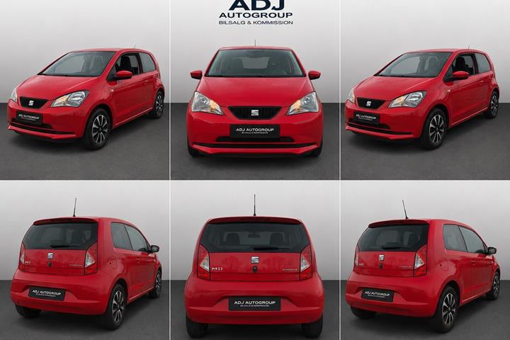 Rød Seat Mii fra 2013