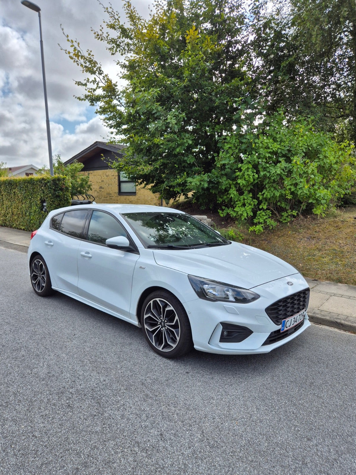 Hvid Ford Focus fra 2018