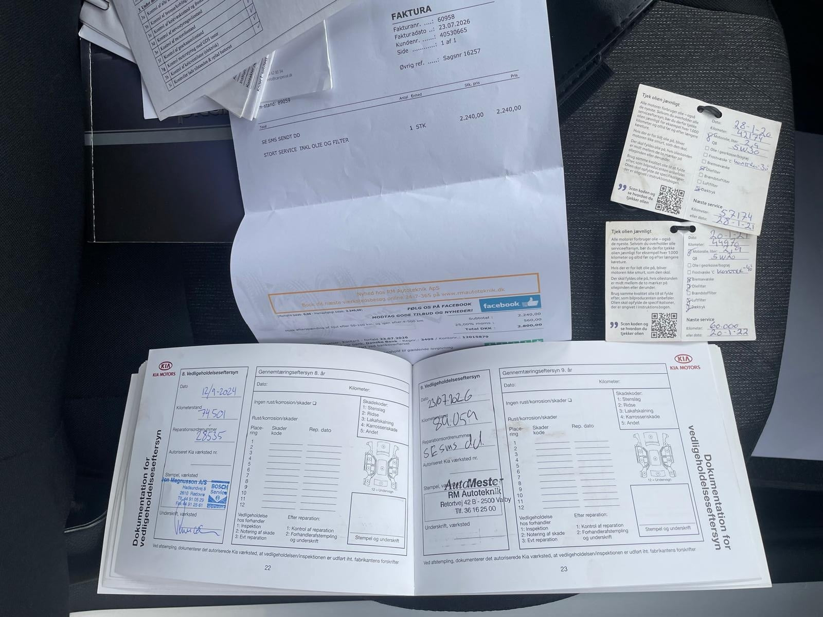 Grøn Kia Picanto fra 2014