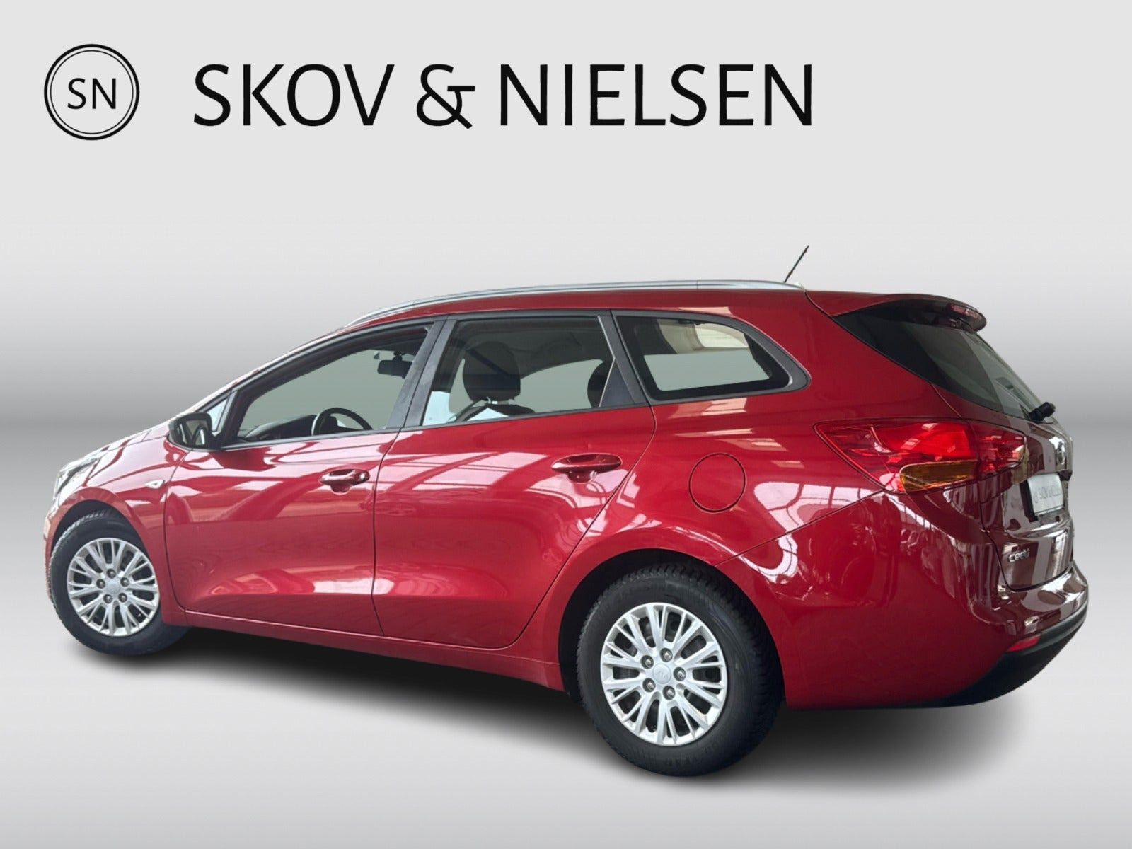 Rød Kia Ceed fra 2016