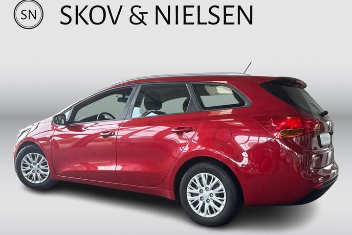 Rød Kia Ceed fra 2016
