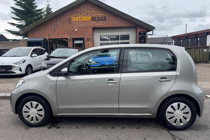 Sølv VW UP! fra 2019