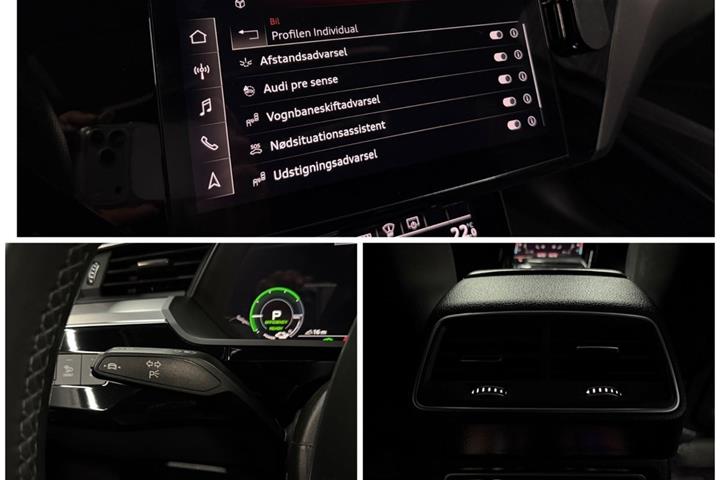Gul Audi e-tron fra 2021