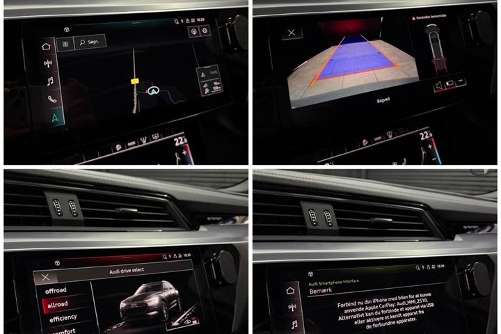 Gul Audi e-tron fra 2021