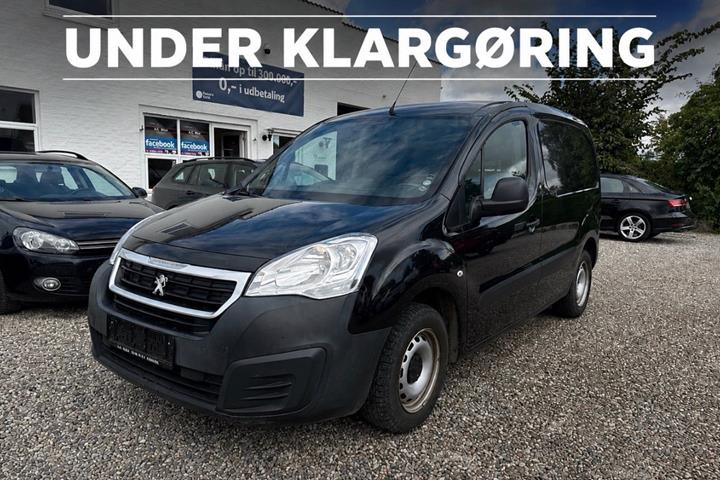 Sort Peugeot Partner fra 2016