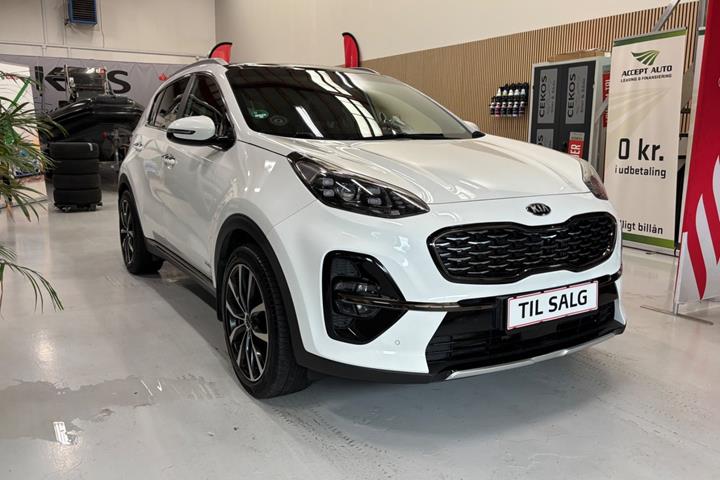 Hvid Kia Sportage fra 2019
