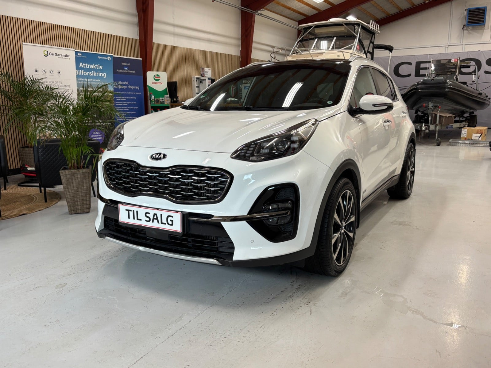 Hvid Kia Sportage fra 2019