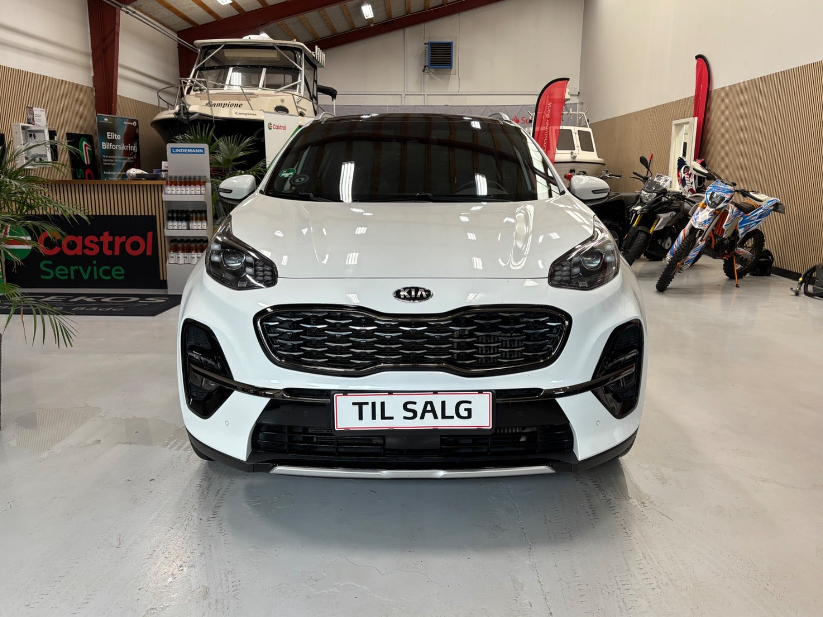Hvid Kia Sportage fra 2019