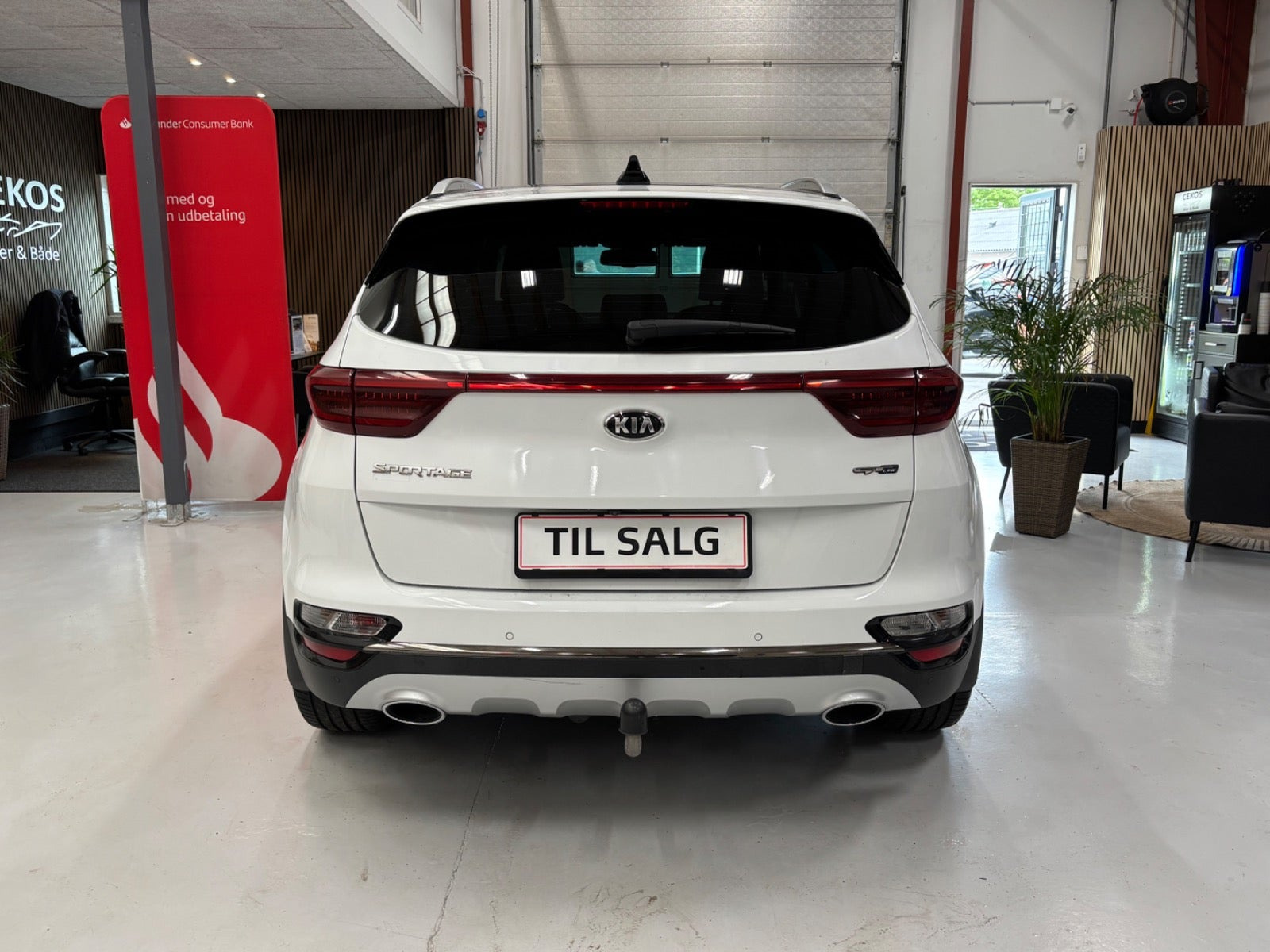 Hvid Kia Sportage fra 2019