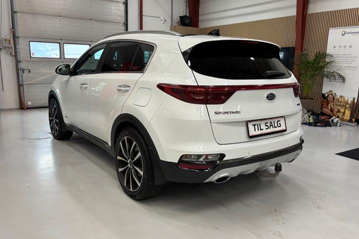 Hvid Kia Sportage fra 2019