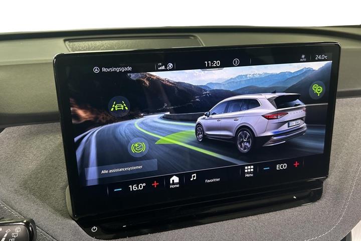 Sort Skoda Enyaq fra 2023