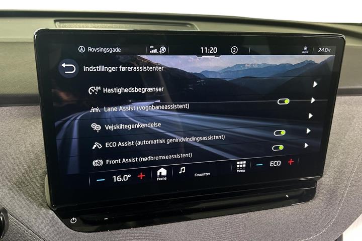 Sort Skoda Enyaq fra 2023