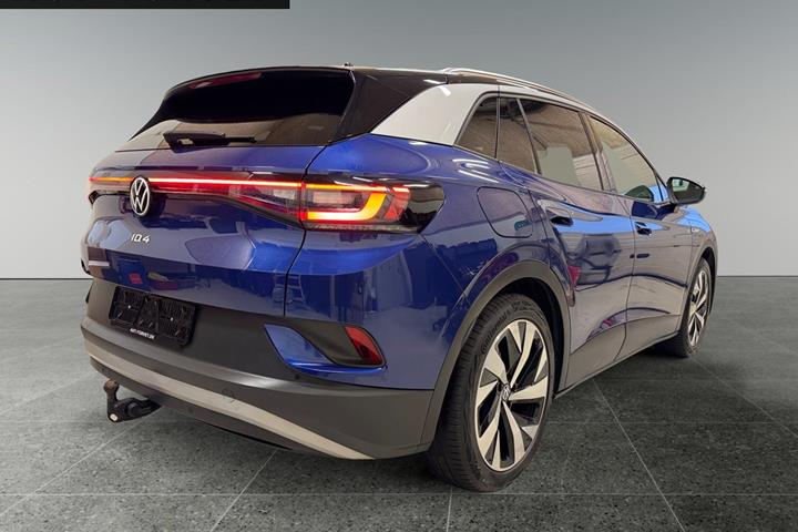 Blå VW ID.4 fra 2021