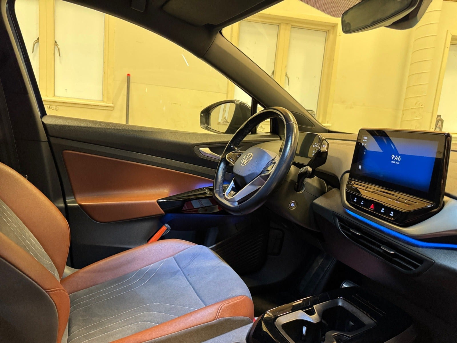 Blå VW ID.4 fra 2021