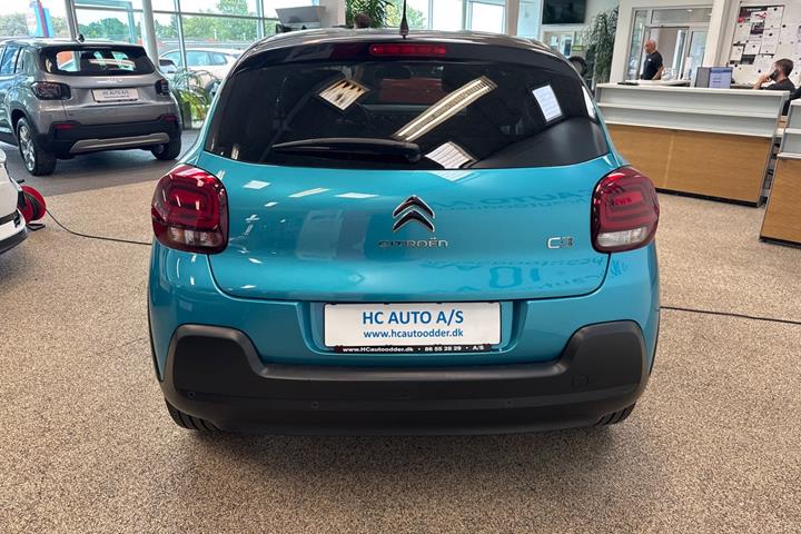 Turquoise Citroën C3 fra 2020