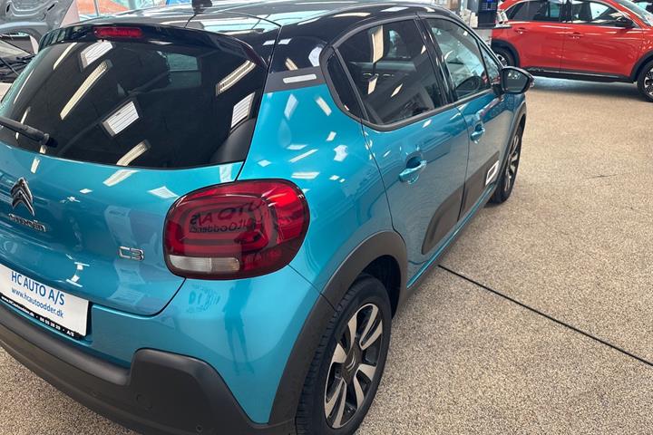 Turquoise Citroën C3 fra 2020