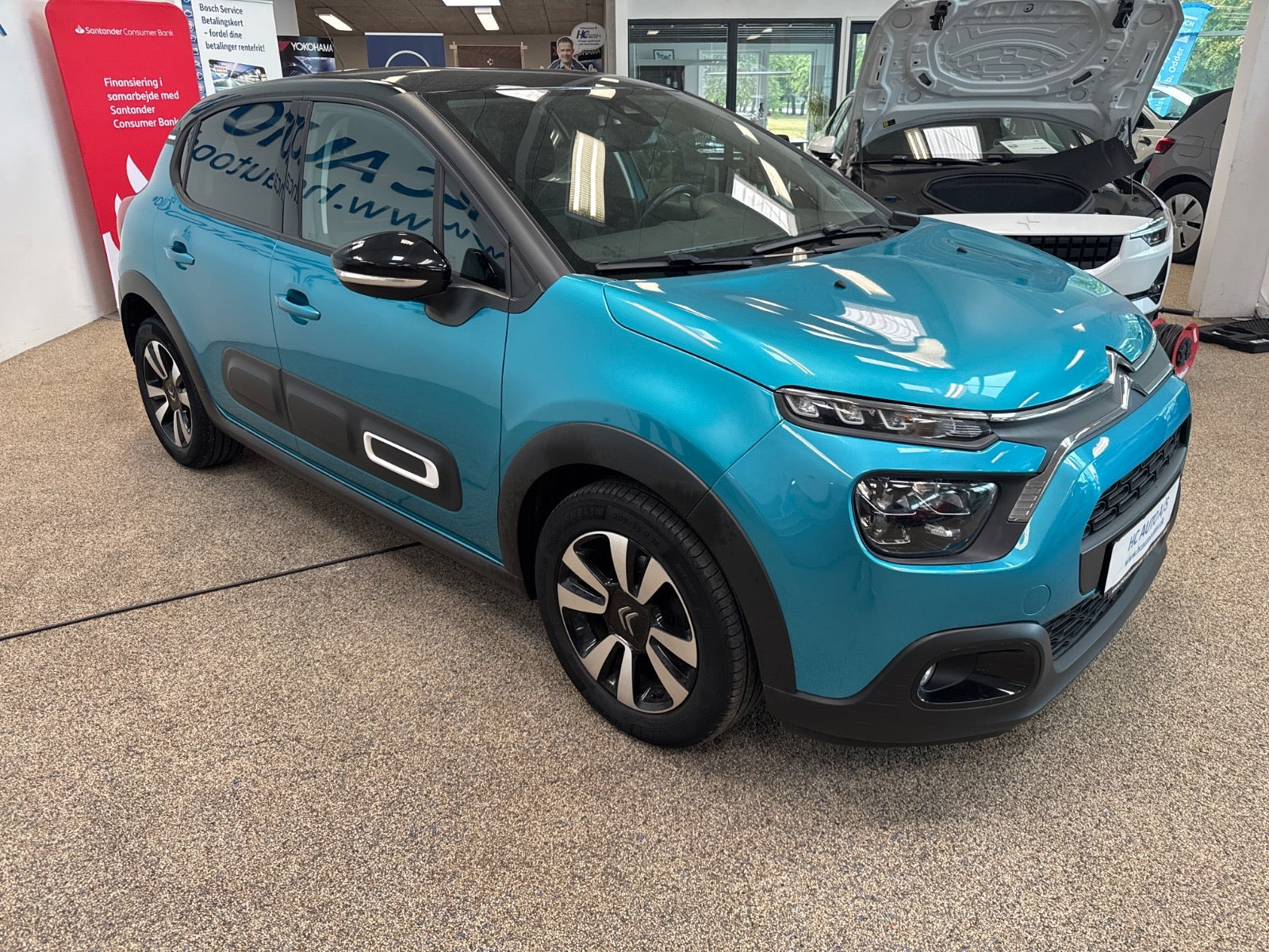 Turquoise Citroën C3 fra 2020