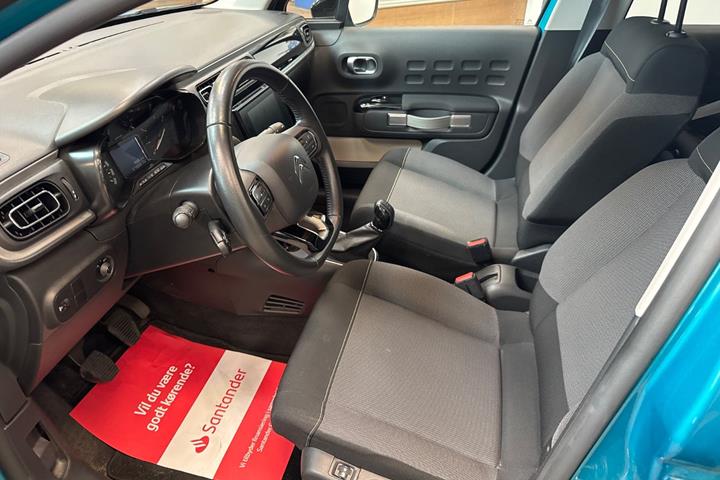 Turquoise Citroën C3 fra 2020