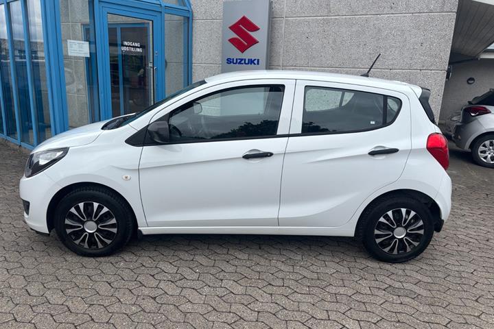 Hvid Opel Karl fra 2016