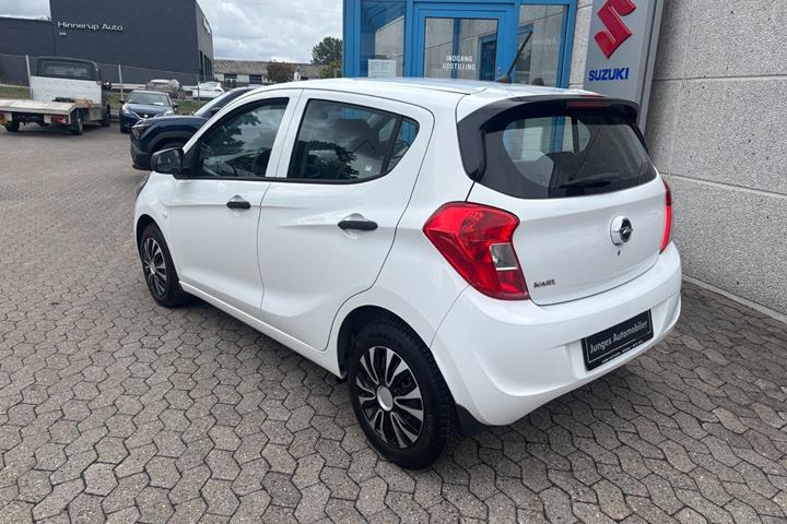 Hvid Opel Karl fra 2016