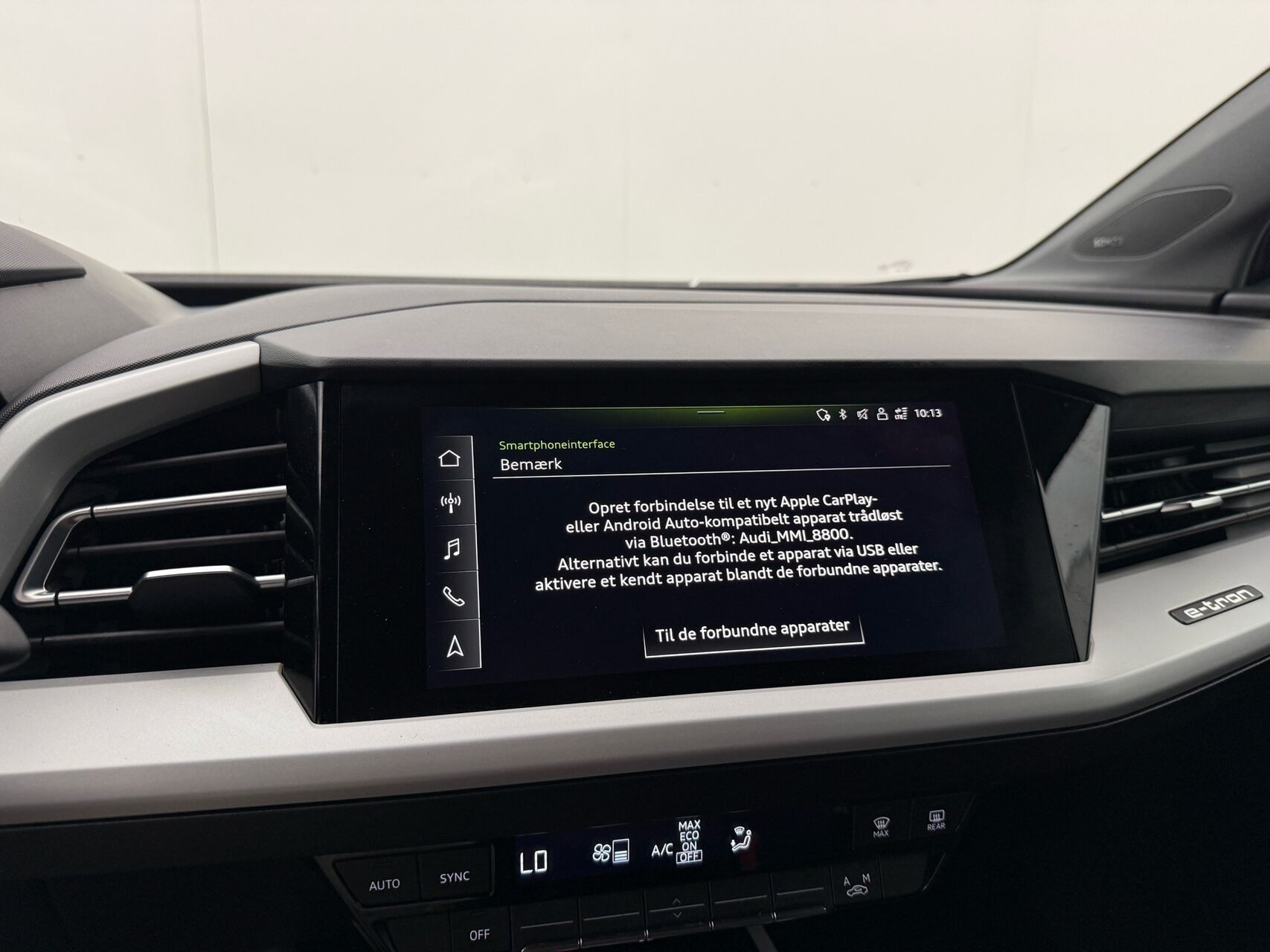 Grå Audi Q4 fra 2022