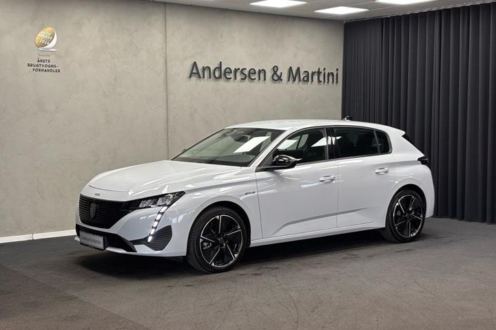 Hvid Peugeot E-308 fra 2025