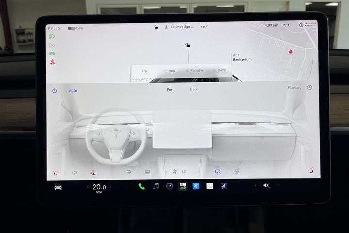Sort Tesla Model Y fra 2022