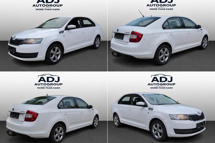 Hvid Skoda Rapid fra 2013