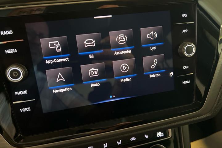 Sort VW Touran fra 2020