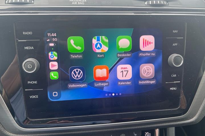 Sort VW Touran fra 2020