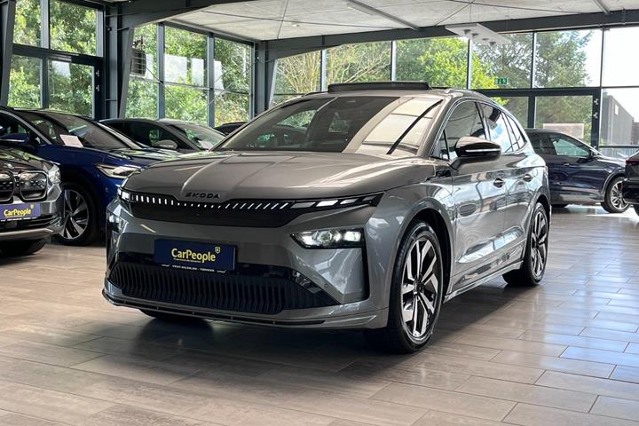 Grå Skoda Enyaq fra 2026