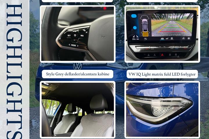 Blå VW ID.5 fra 2023