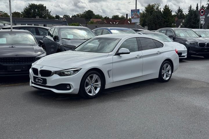 Hvid BMW 420d fra 2019