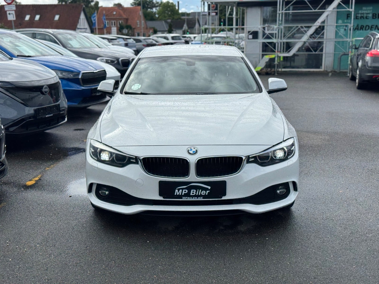 Hvid BMW 420d fra 2019