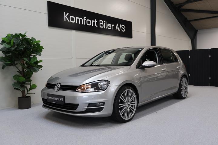 Sølv VW Golf VII fra 2015