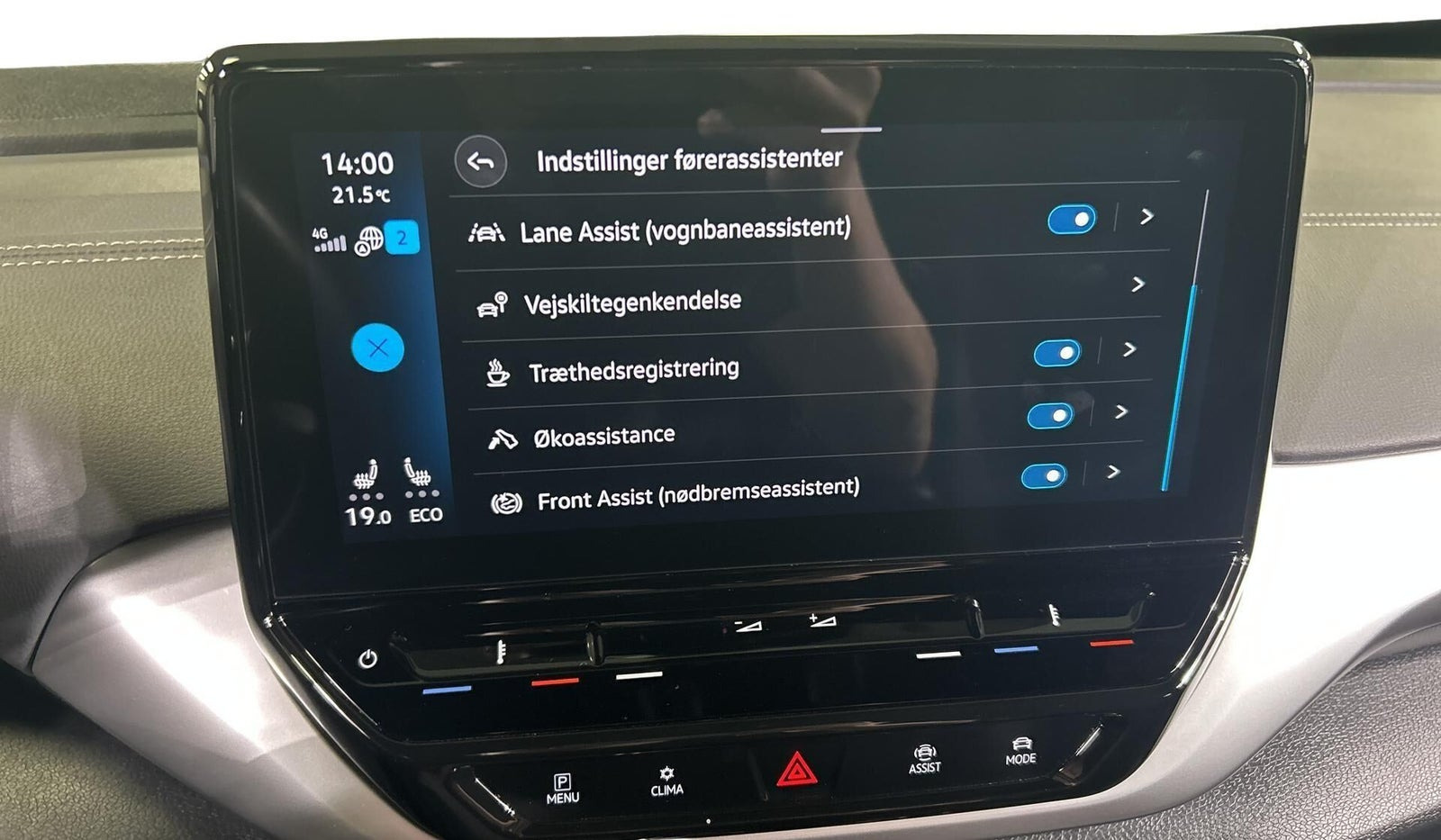 Hvid VW ID.4 fra 2022