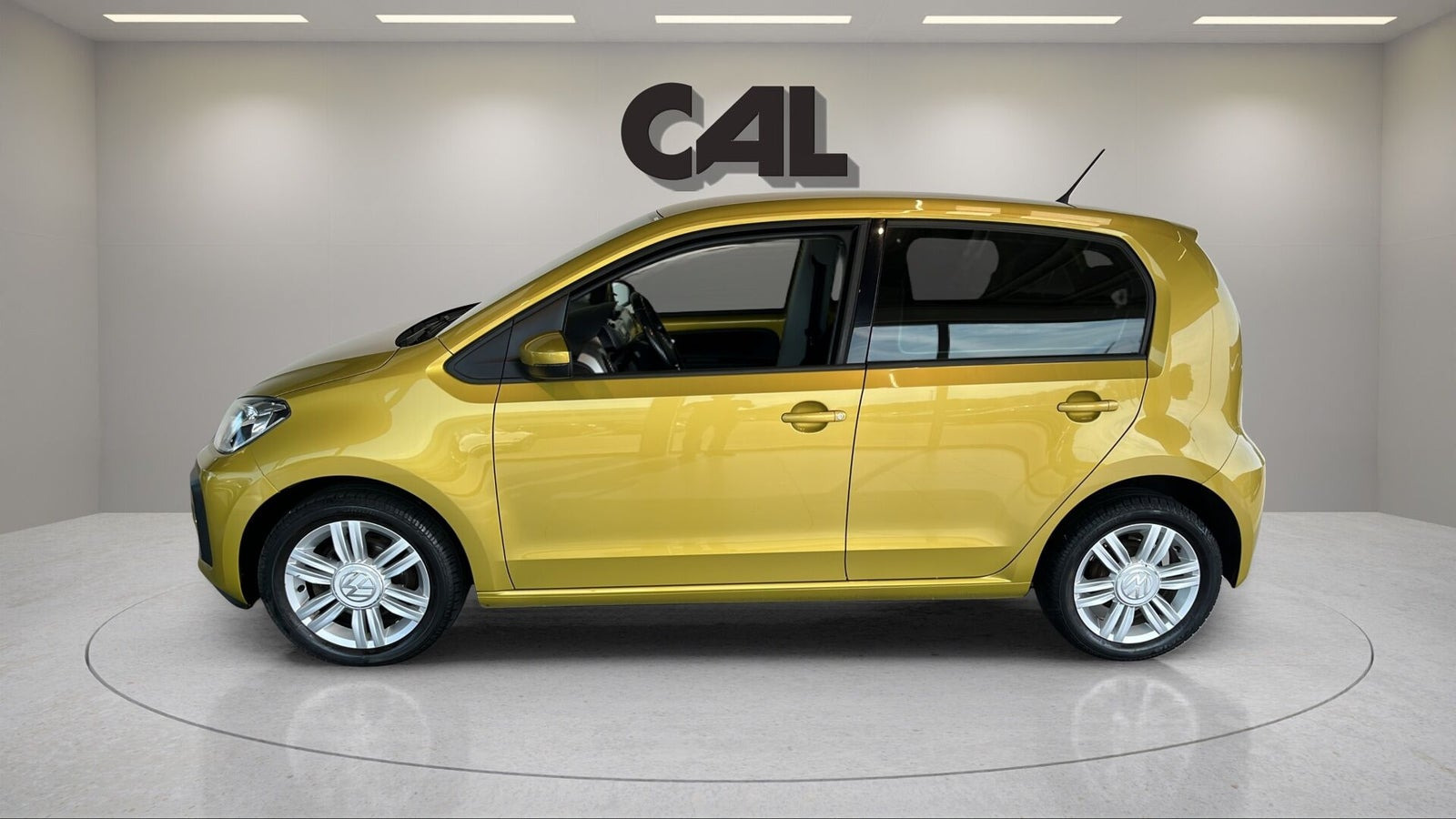 Gul VW UP! fra 2017