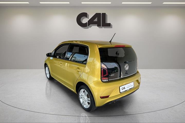Gul VW UP! fra 2017