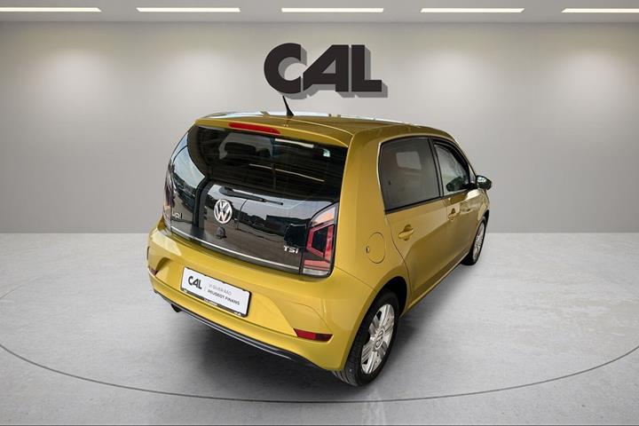 Gul VW UP! fra 2017