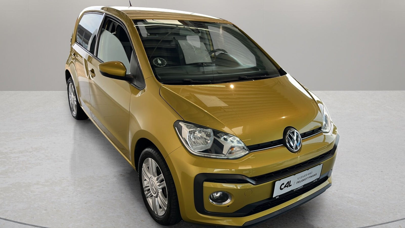 Gul VW UP! fra 2017