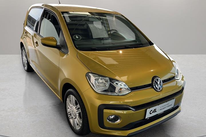 Gul VW UP! fra 2017
