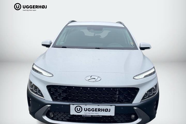 Hvid Hyundai Kona fra 2022