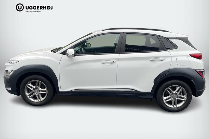 Hvid Hyundai Kona fra 2022