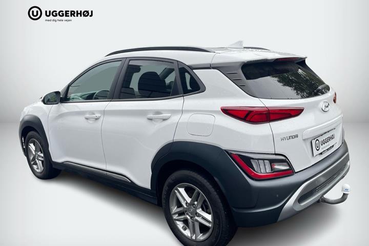 Hvid Hyundai Kona fra 2022