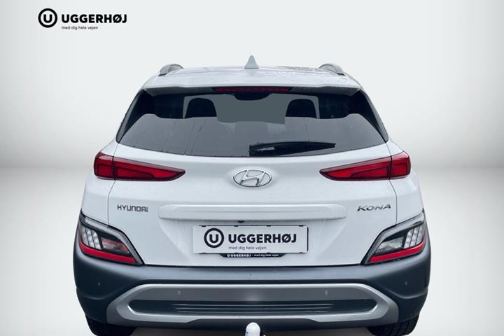 Hvid Hyundai Kona fra 2022