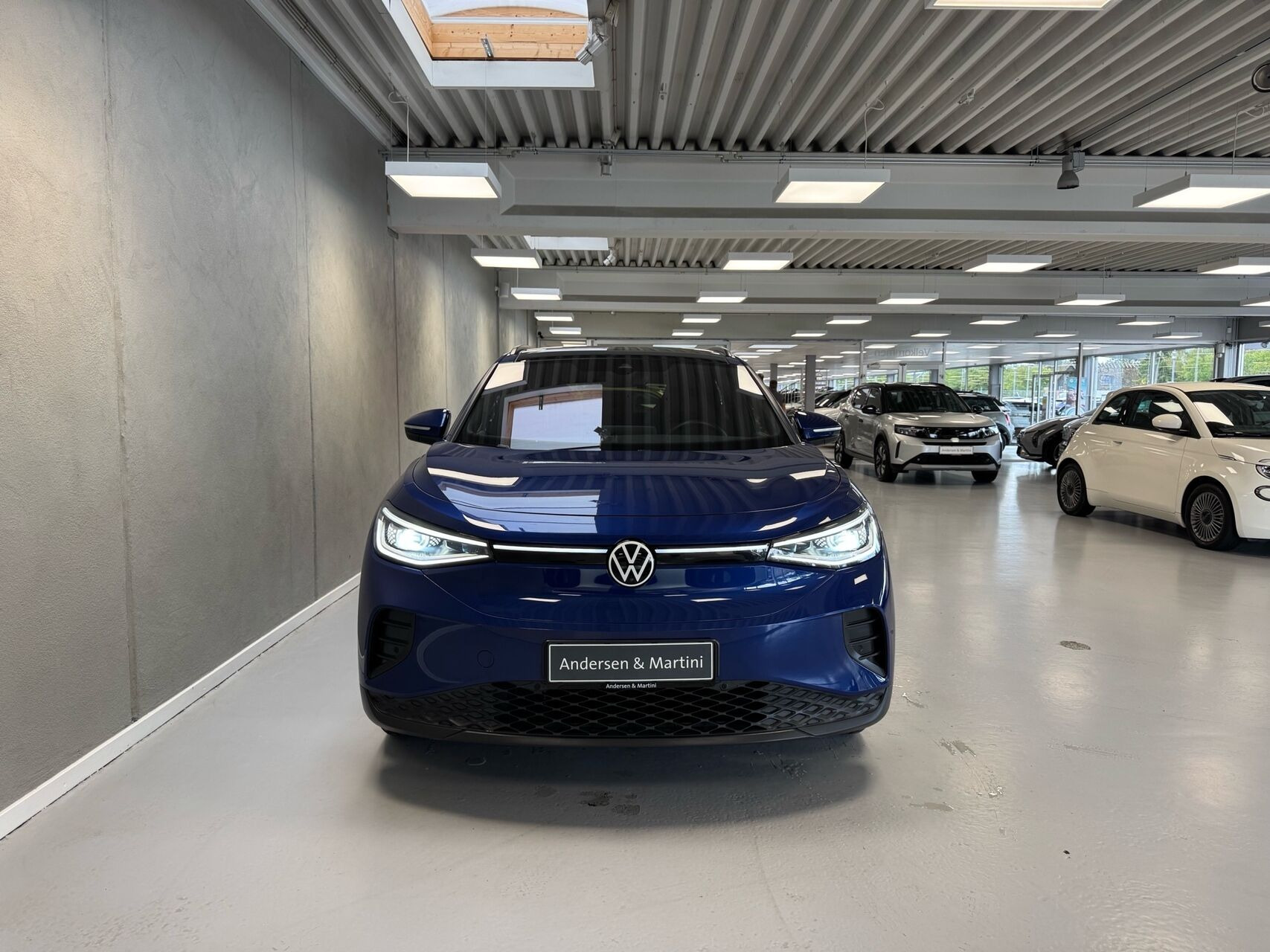 Blå VW ID.4 fra 2023