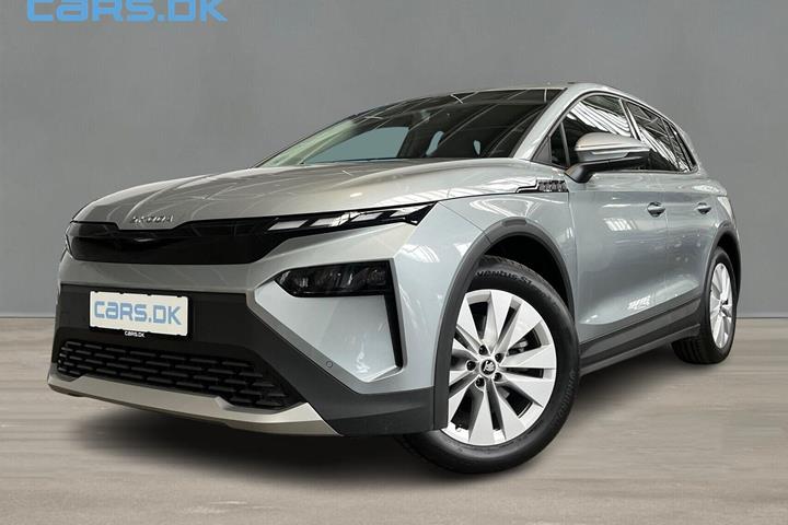 Grå Skoda Elroq fra 2026 set udefra