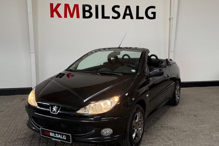 Sort Peugeot 206 fra 2003