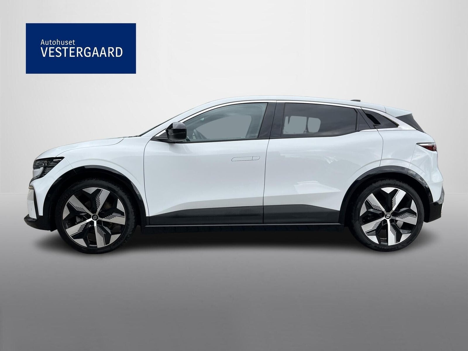 Hvid Renault Megane E-Tech fra 2025