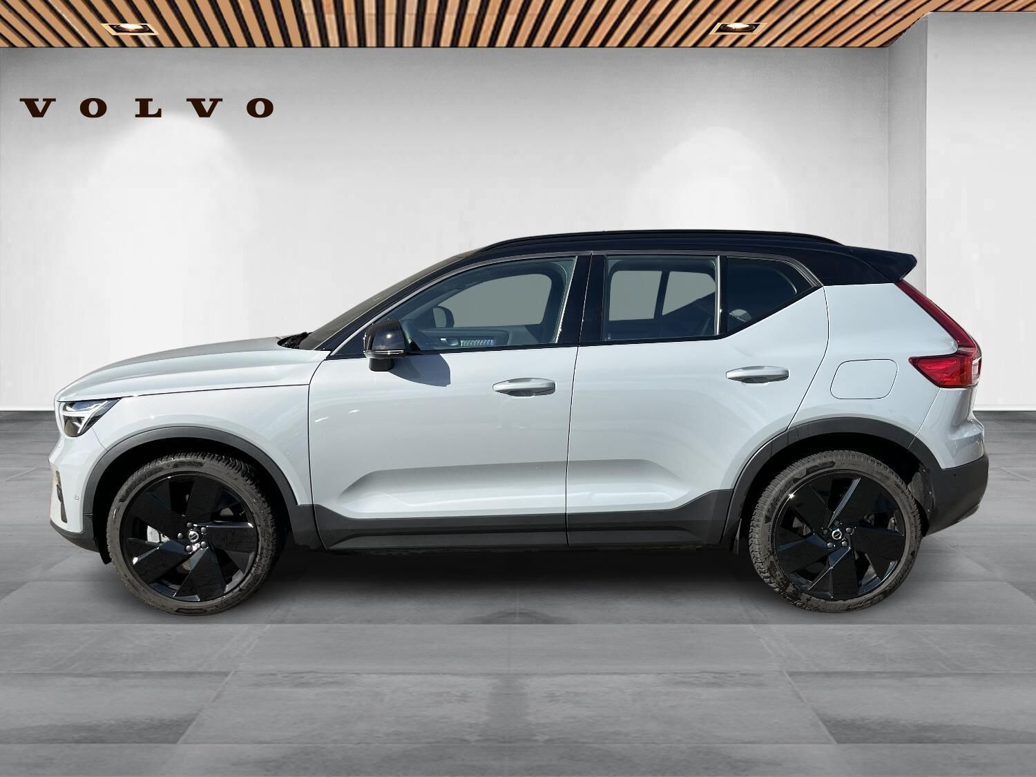 Grå Volvo EX40 fra 2026